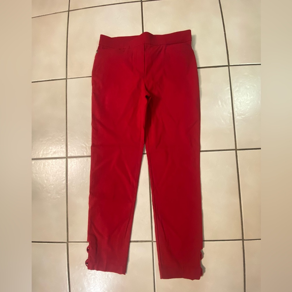 89th & Madison Vibrant Red Pants
